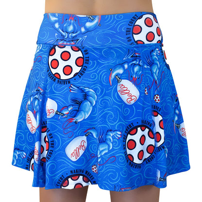 Picckleball Bella Aline Skort Lobster Monster