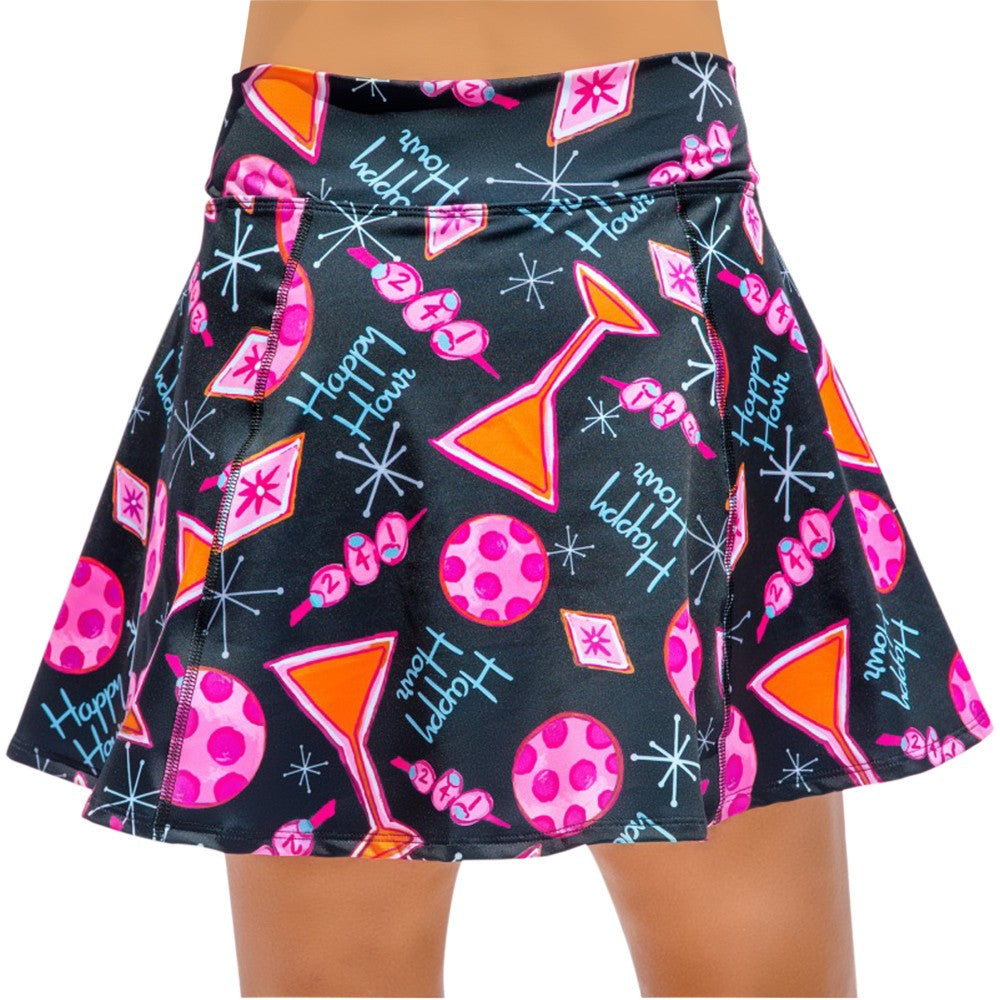 Picckleball Bella Aline Skort Martini 2-4-1 Happy Hour