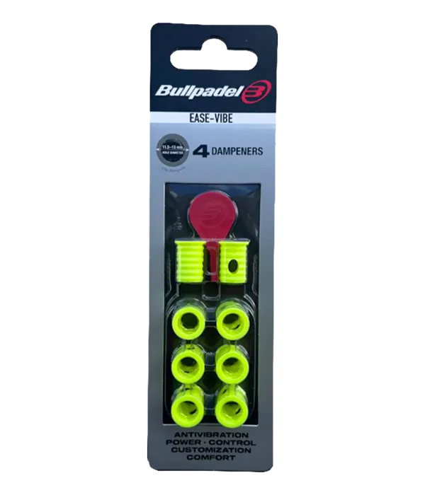 Antivibrador Bullpadel Ease Vibe Amarillo Azufre Fluor 2025