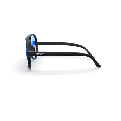 Reks Aviator Polarized Polycarbonate Sunglasses