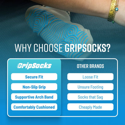 GripSocks for Pilates - Gray