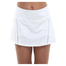 Girls' Mini Inline Tennis Skort-Apparel-Lucky In Love-B112-B-W-Tennis Express