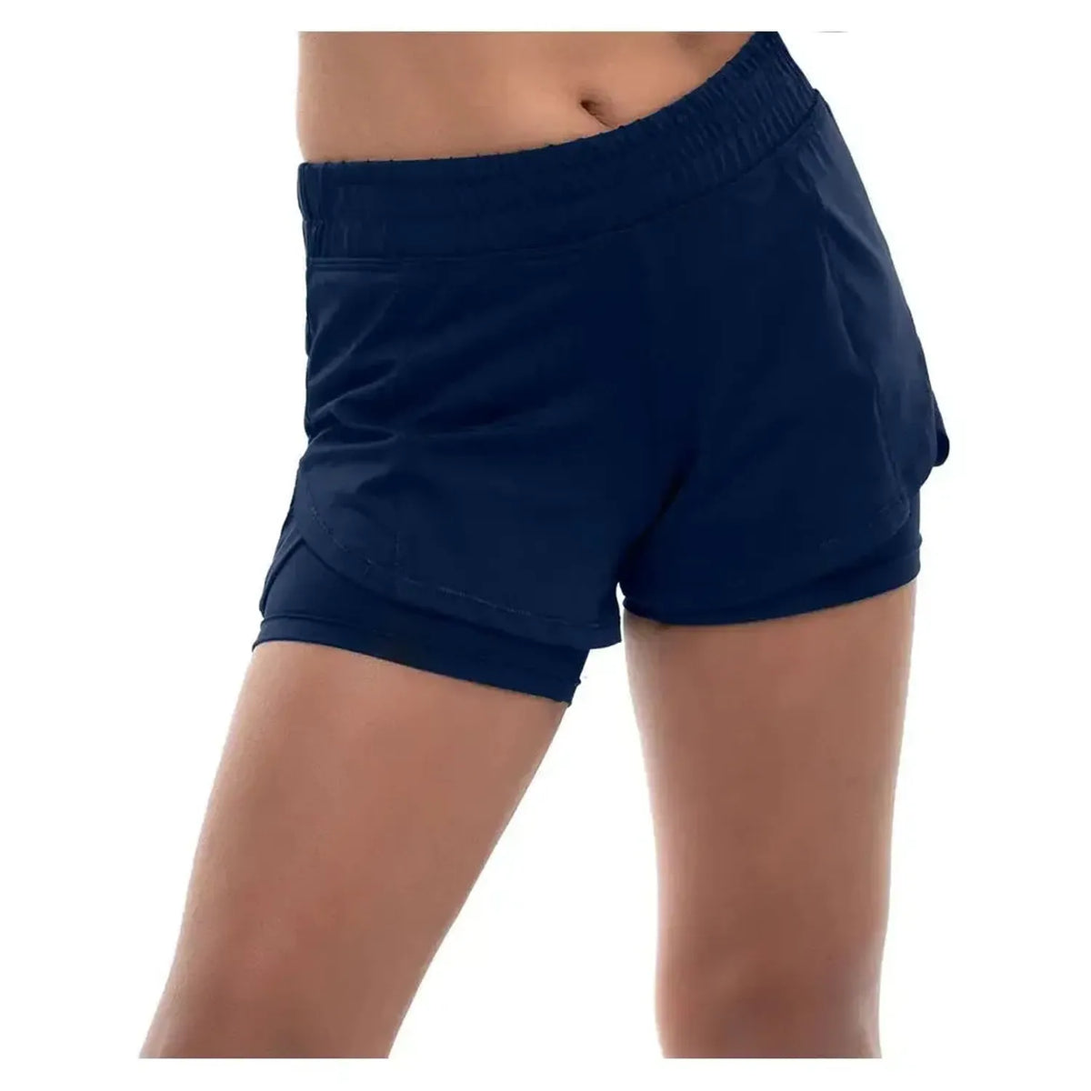 Girls' Match Point Tennis Short-Apparel-Lucky In Love-B119-B-Navy2-Tennis Express