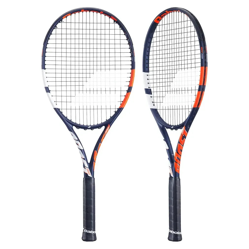 Boost Drive Prestrung Tennis Racquet Blue and Orange-Racquets-Babolat-B121263-100-x-6-[Sku]-Tennis Express
