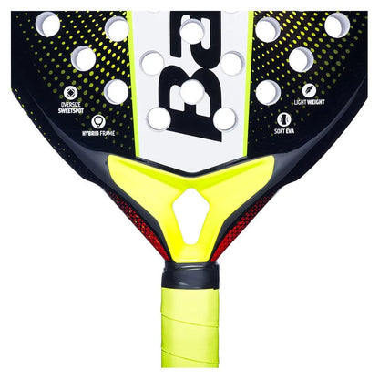 Counter Origin Padel Racquet Black and Yellow