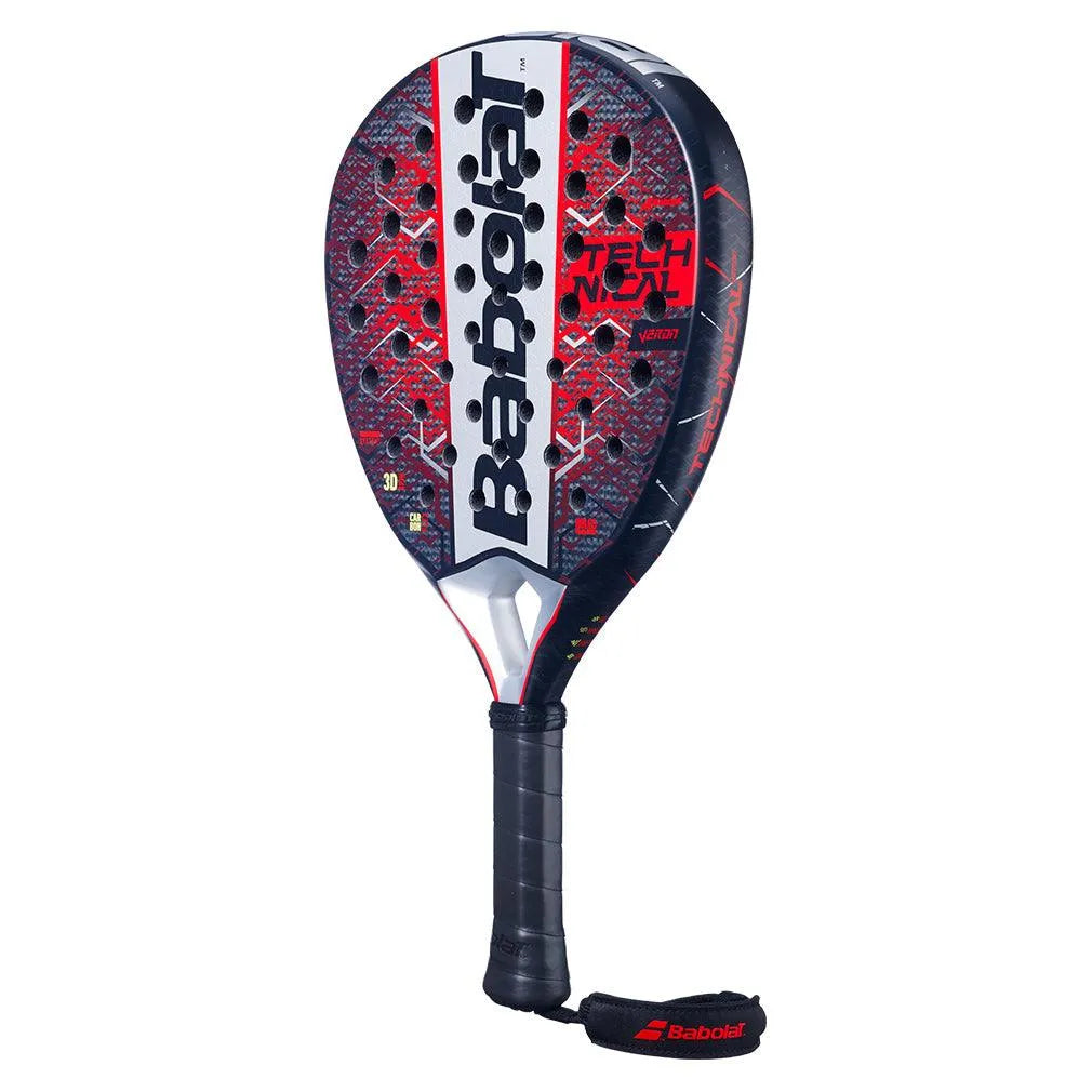 Technical Veron 2.5 Padel Racquet Black and Red