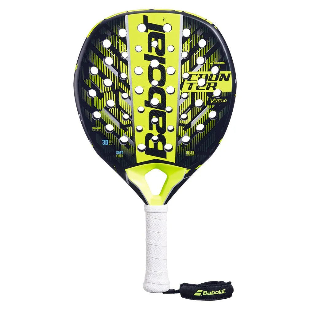 Counter Vertuo 2.5 Padel Racquet Black and Yellow