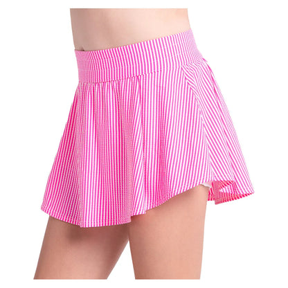 Girls' Lucky Seersucker Tennis Skort
