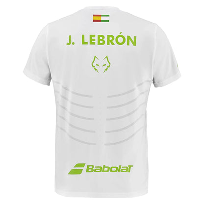 Mens Juan Lebron Replica Tennis Top White