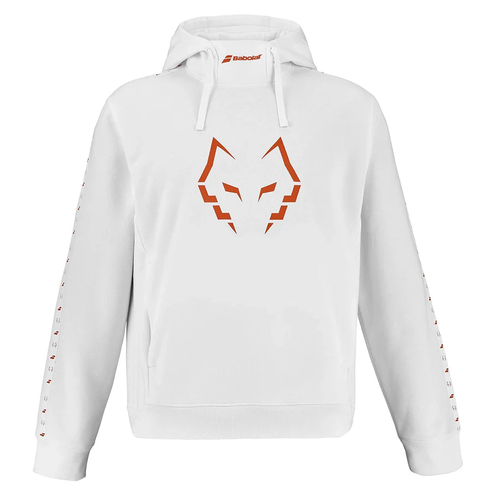 Men's Juan Lebron Tennis Hoodie White-Apparel-Babolat-B6MS26042-1000-1-1-[Sku]-Tennis Express