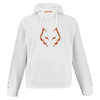 Men's Juan Lebron Tennis Hoodie White-Apparel-Babolat-B6MS26042-1000-1-1-[Sku]-Tennis Express