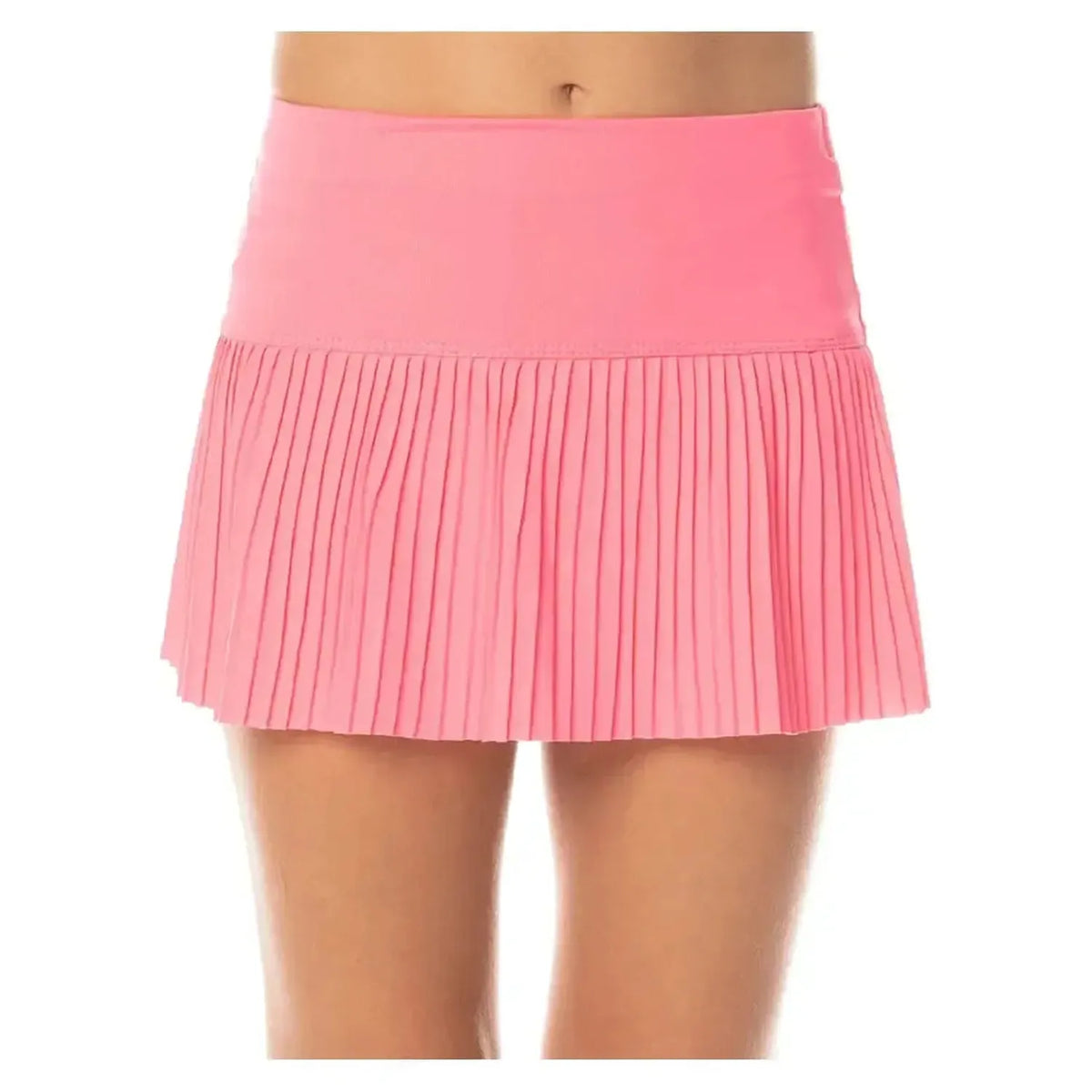 Girls' Pleated Tennis Skort-Apparel-Lucky In Love-B99-B-PP-Tennis Express
