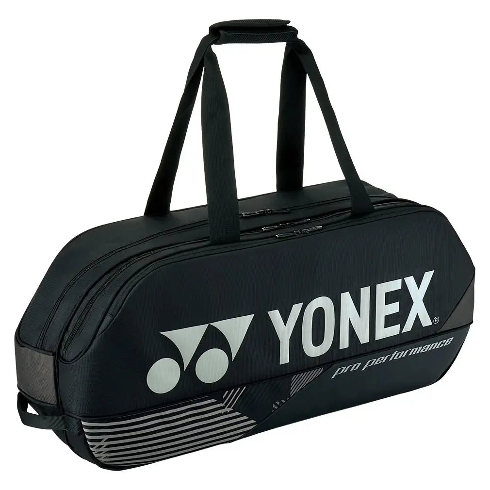 Pro Tournament Tennis Racquet Bag-Bags-Yonex-BAG92431-bk-1-4-[Sku]-Tennis Express
