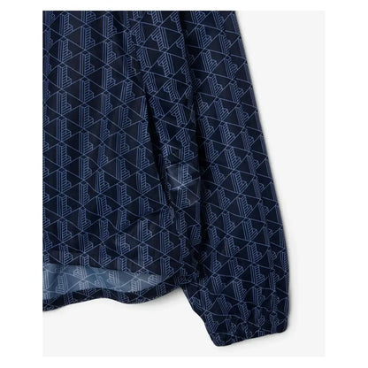 Women's Core Performance Monogram Tennis Jacket Navy Blue and Delphinium