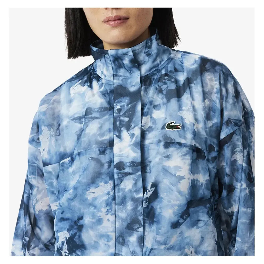 Women's Lightweight Crocodile Print Tennis Jacket