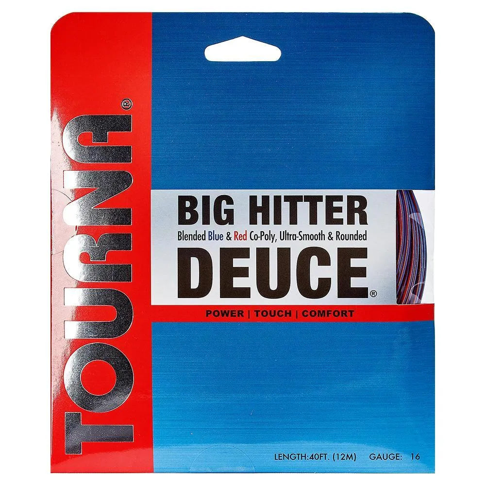 Big Hitter Deuce Tennis String Blue and Red-Strings-Tourna-BHD-16-Tennis Express