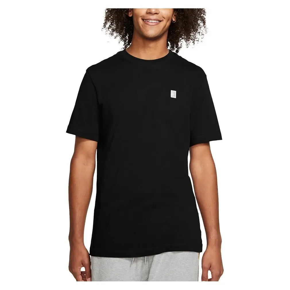 Men's Court Heritage Emblem Tennis Top-Apparel-Nike-BV5809-U21-011-3-3-[Sku]-Tennis Express