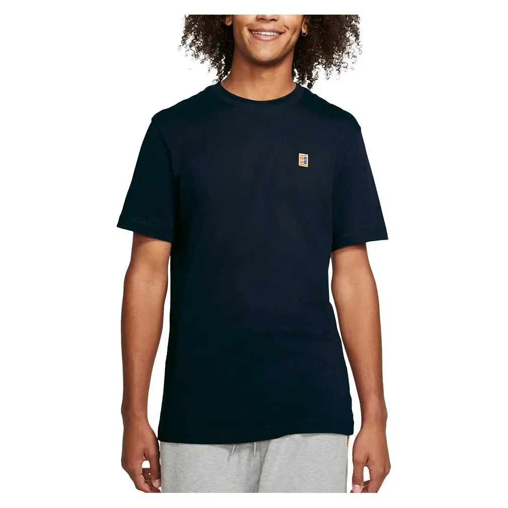 Men's Court Heritage Emblem Tennis Top-Apparel-Nike-BV5809-U21-452-3-1-[Sku]-Tennis Express