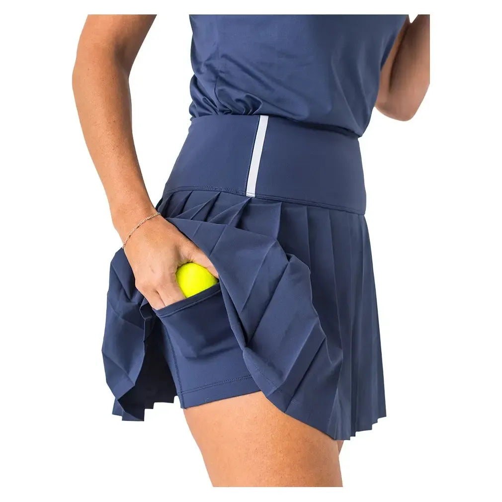 Women's High Waisted 2 in 1 Pleated Tennis Skort