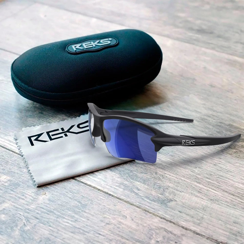 Reks Sling Blade Polarized Polycarbonate Prescription Sunglasses