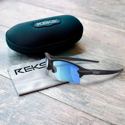 Reks Sling Blade Polarized Polycarbonate Prescription Sunglasses