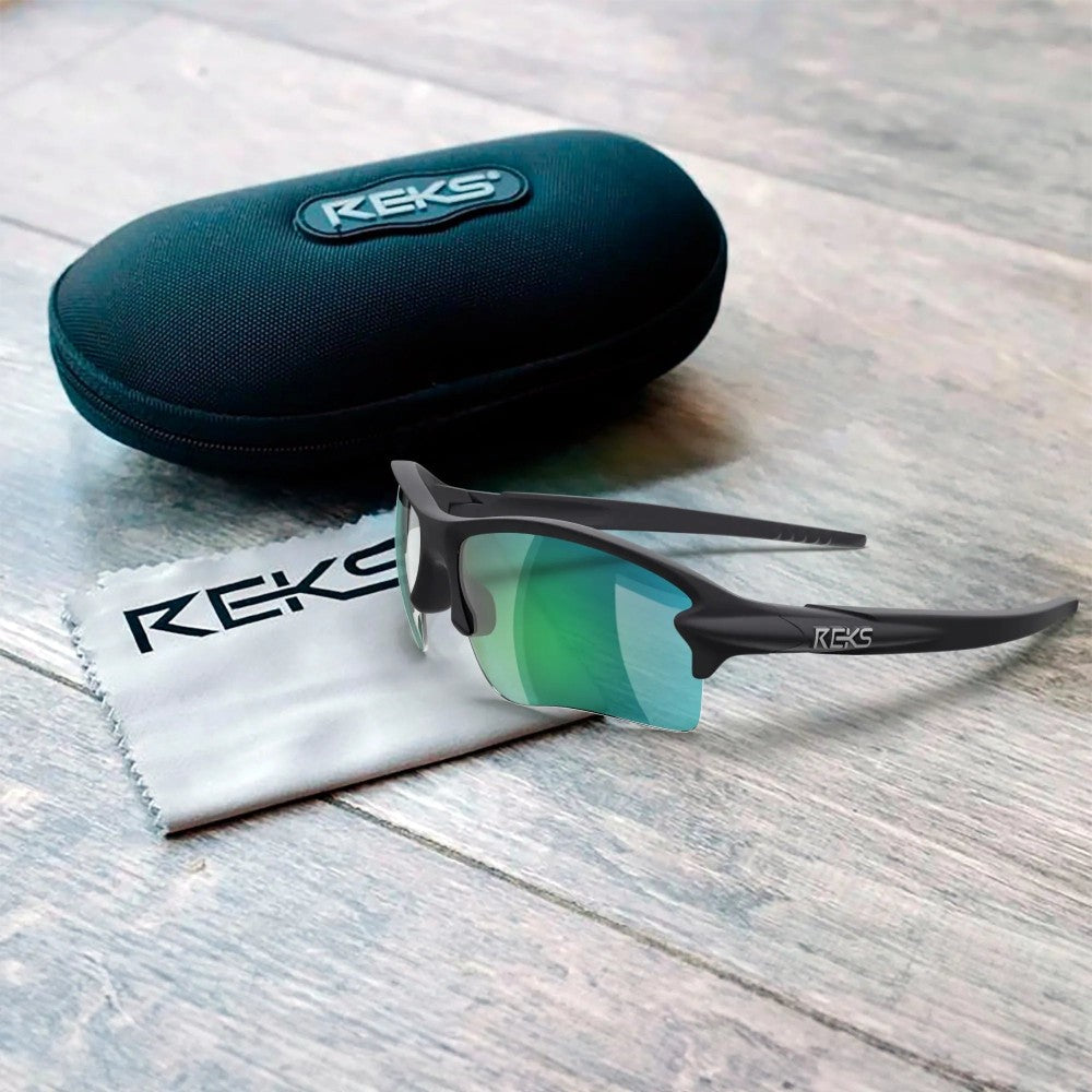 Reks Sling Blade Polarized Polycarbonate Prescription Sunglasses