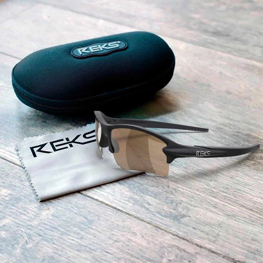 Reks Sling Blade Polarized Polycarbonate Prescription Sunglasses