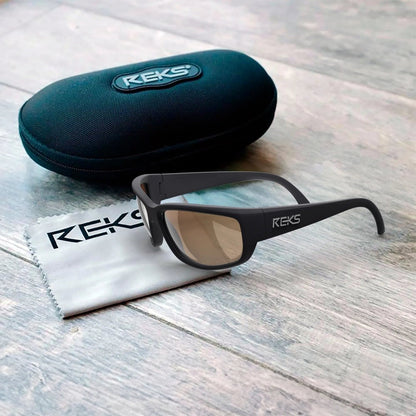 Reks Wrap XL Trivex® Polarized Prescription Sunglasses