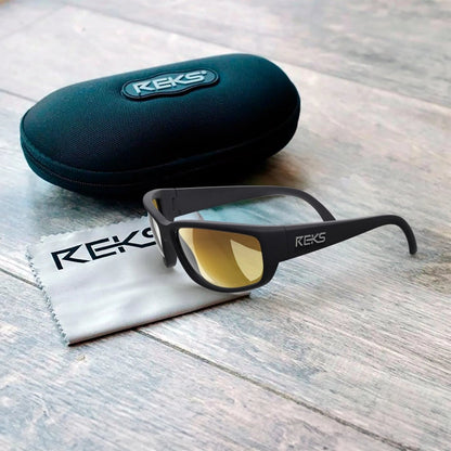 Reks Wrap Around Polarized Polycarbonate Sunglasses