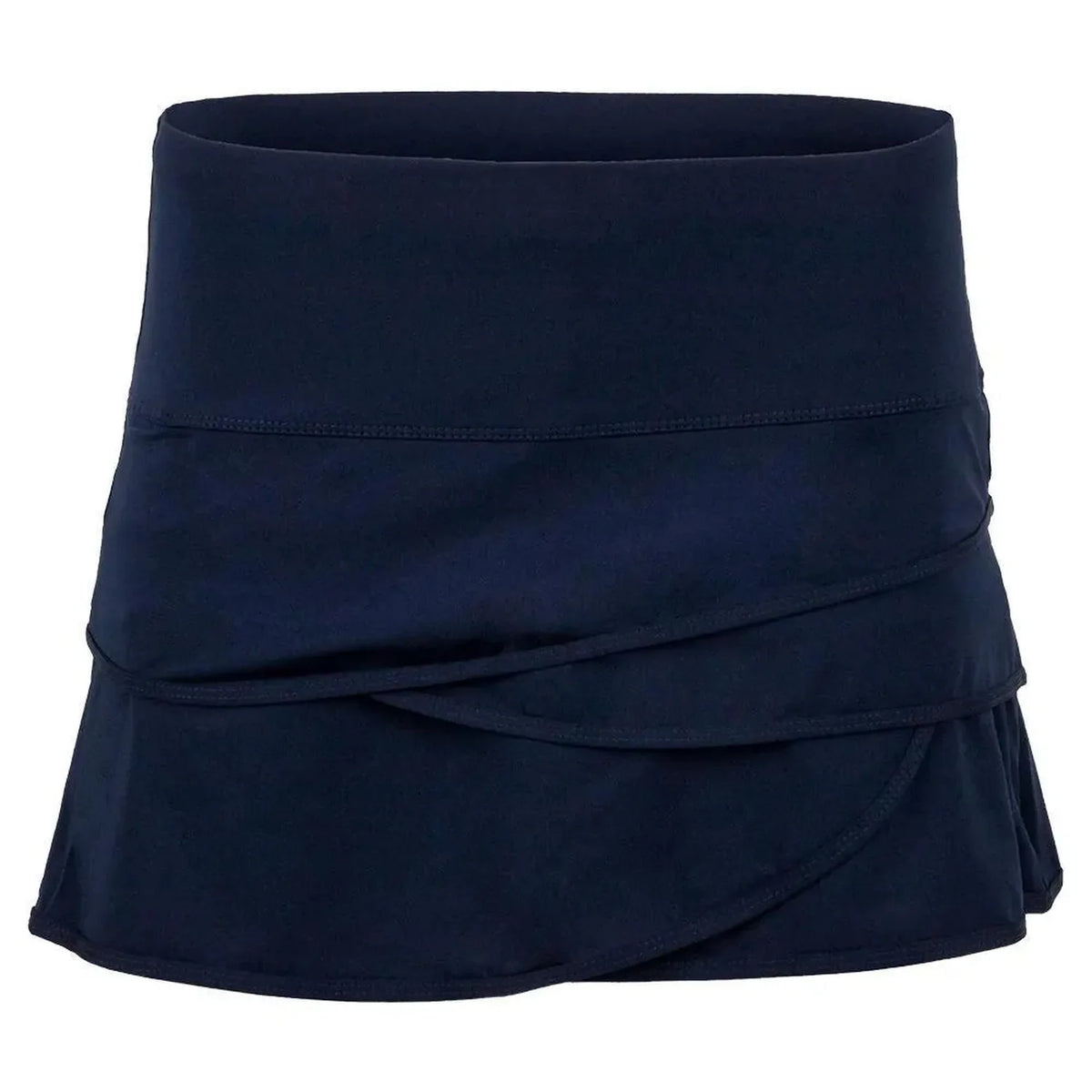 Women's Scallop Tennis Skort Midnight-Apparel-Lucky In Love-CB02-401BF20-11-Tennis Express