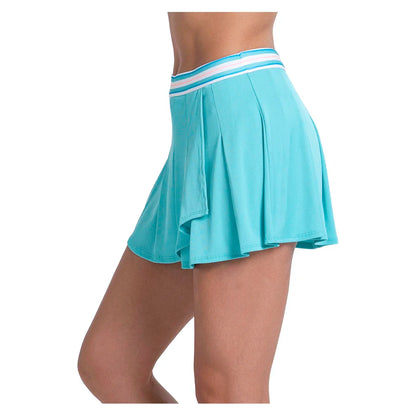Women's Coastline Stripe Tennis Skort Scuba