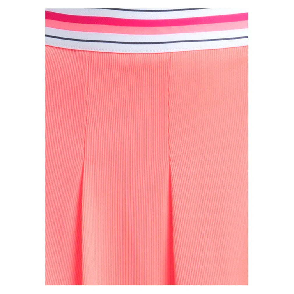 Women's Glow Stroke Tennis Skort Hot Lava