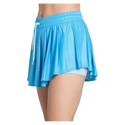 Women's High Waist All That Shimmers 13.5 Inch Tennis Skort