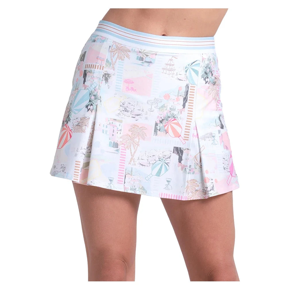 Women's Riviera Club Pickleball Skort Wave-Apparel-Lucky In Love-Wave-XS, [current_file_name-Tennis Express
