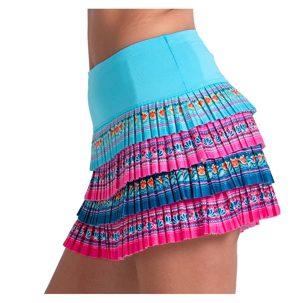 Women's Tiny Garden Pleated Tennis Skort