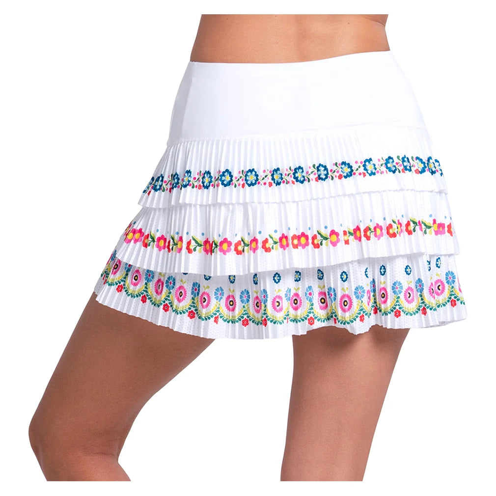 Women's Blossom Pleated Tennis Skort