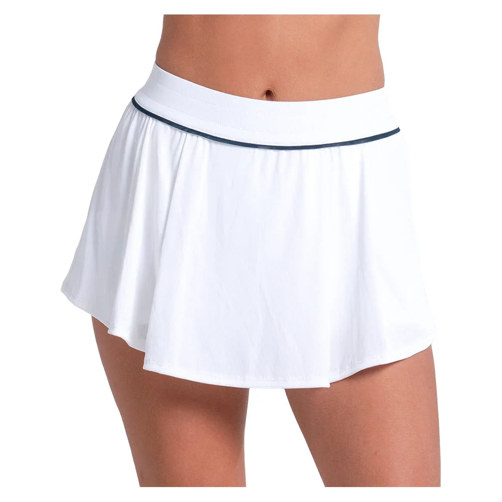 Women's High Waist Court Tennis Skort-Apparel-Lucky In Love-CB854-110-708348Tennis Express
