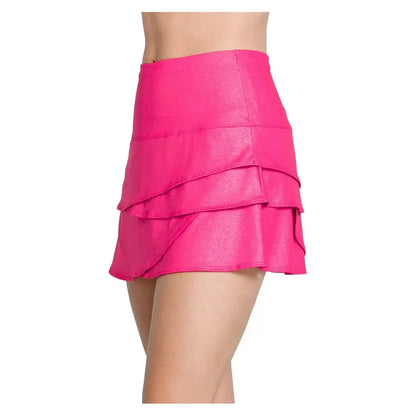 Women's All That Shimmers Scallop 14 Inch Tennis Skort