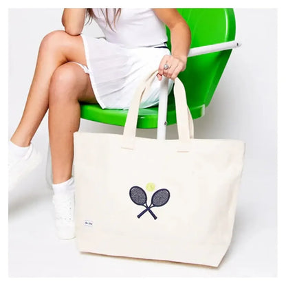 Women's Country Club Tennis Tote Crossed Racquets