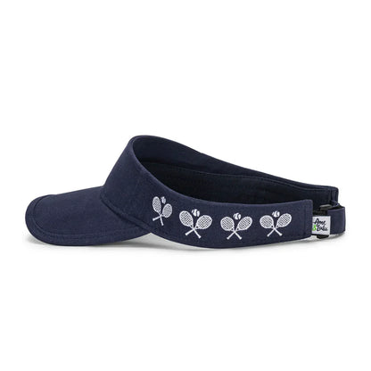 Women's Country Club Visor w/ Crossed Racquets