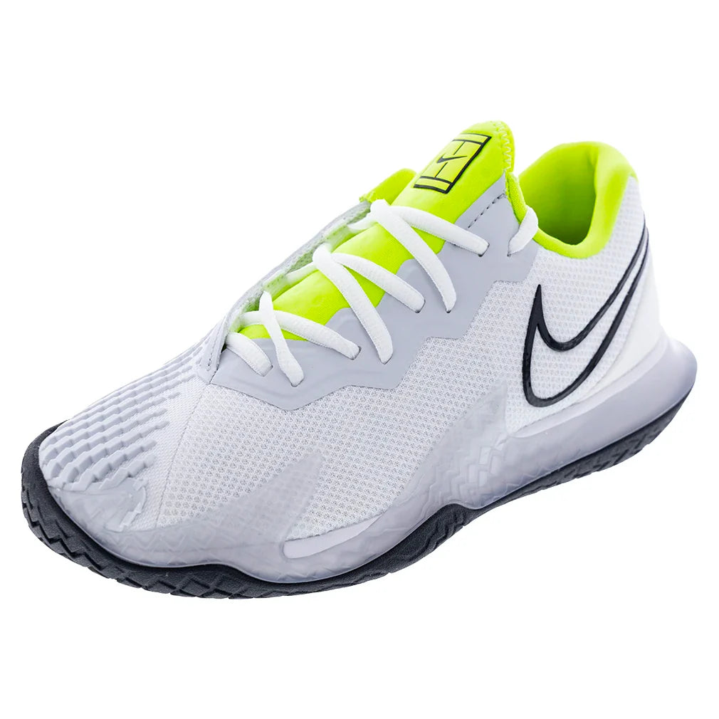 Men's Air Zoom Vapor Cage 4 Tennis Shoes White and Black-Footwear-Nike-CD0424-100copy-706995Tennis Express