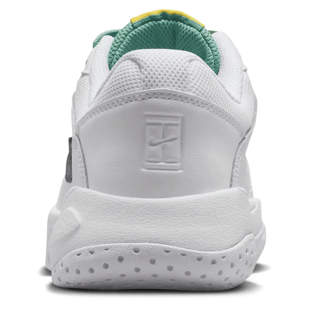 Juniors' Court Lite 2 Tennis Shoes White and Dk Atomic Teal