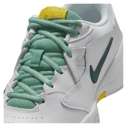 Juniors' Court Lite 2 Tennis Shoes White and Dk Atomic Teal