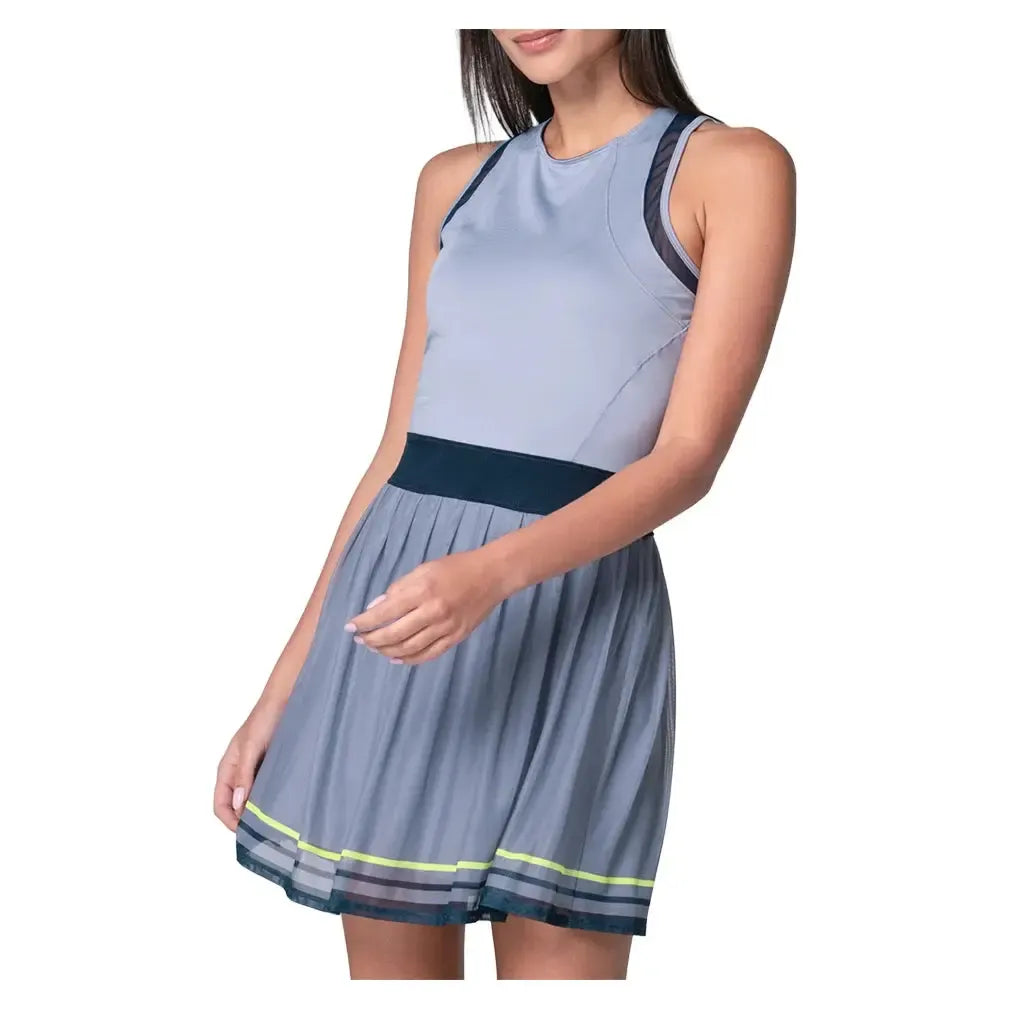 Women's Kinetic Energy Tennis Dress Eclipse-Apparel-Lucky In Love-CD35-82D048-Tennis Express