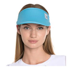 Women's Lucky Logo Stretch Tennis Visor-Apparel-Lucky In Love-CH011-B-447-2-Tennis Express