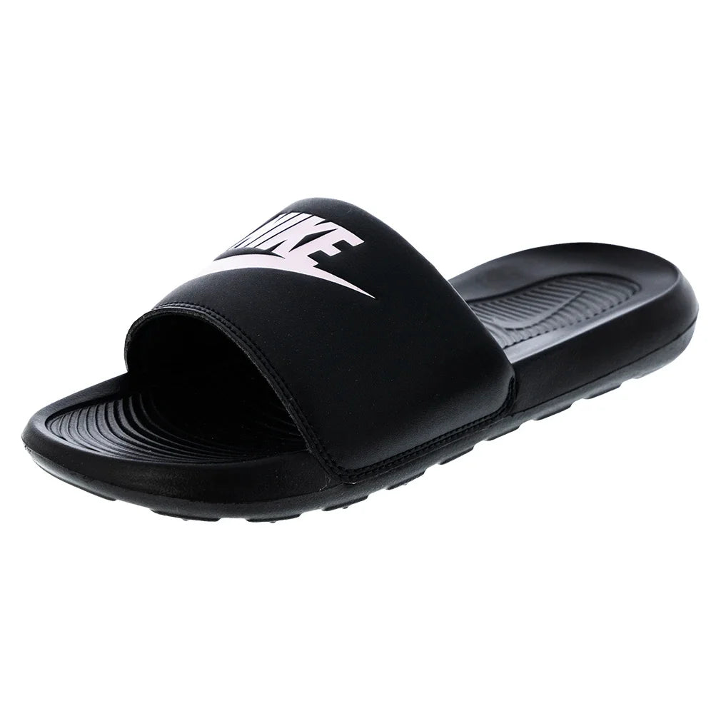 Women`s Victori One Slides Black and Lt Arctic Pink-Footwear-Nike-Black/Lt Arctic Pink-5, [current_file_name-Tennis Express