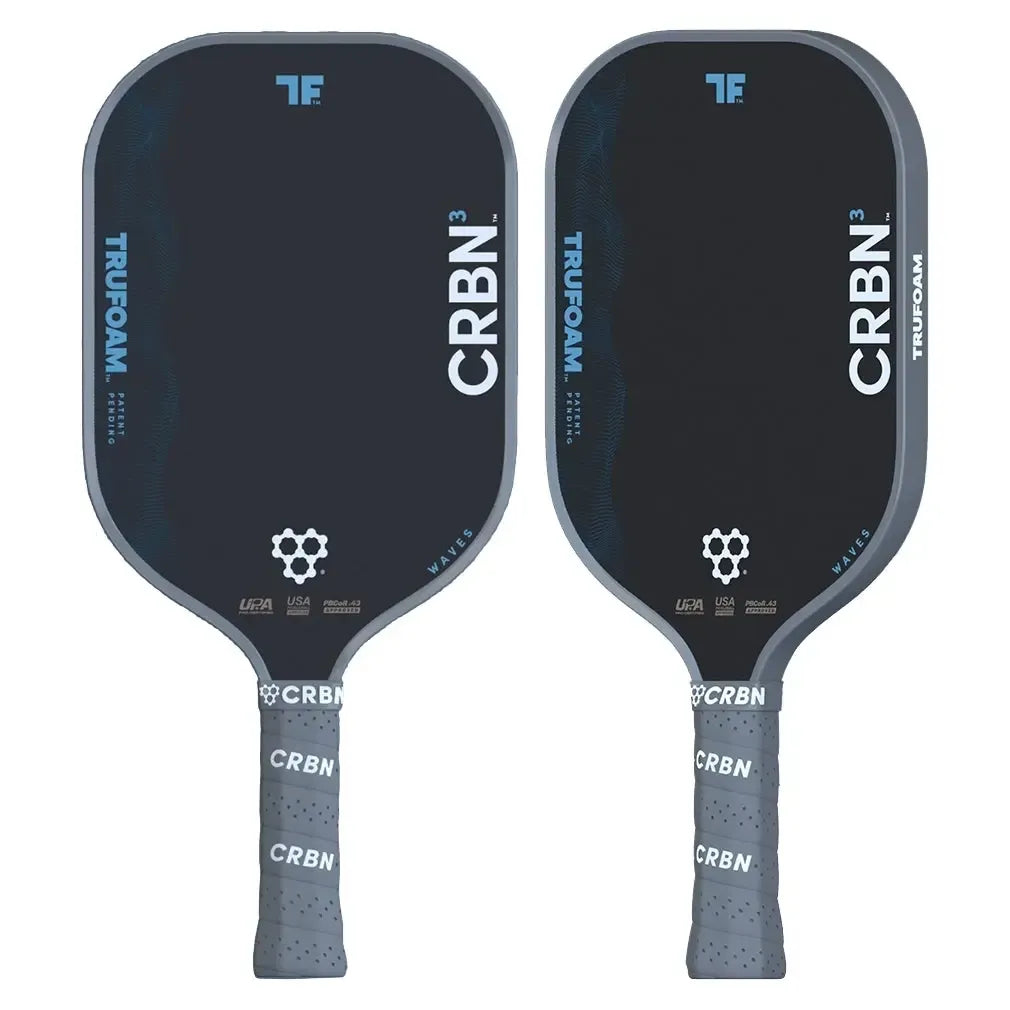 CRBNÂ³ TruFoam Waves Pickleball Paddle-Racquets-Crbn Pickleball-CRBN3TFW-x-Tennis Express