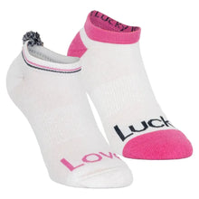 Women's P.S. I Love You Low Cut Tennis Socks White and Midnight-Socks-Lucky In Love-CS07-656F25-Tennis Express