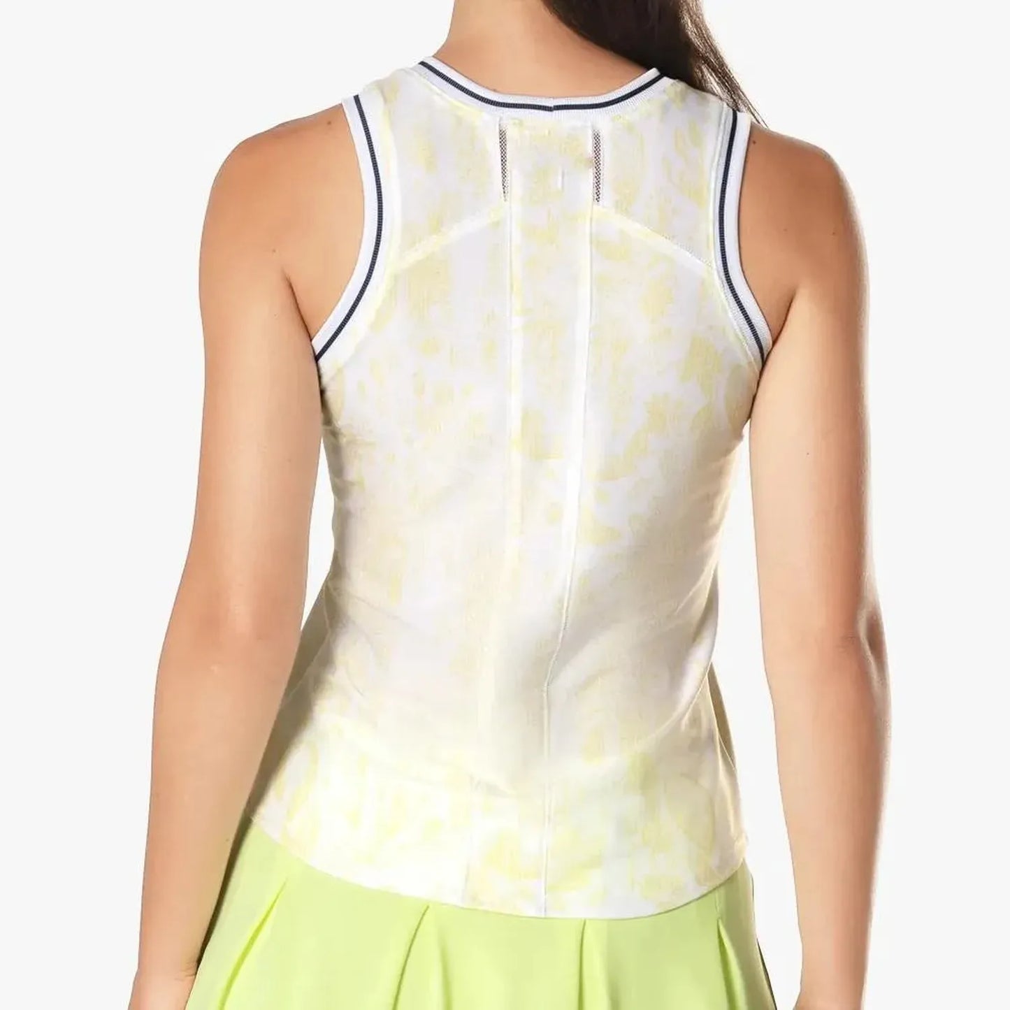 Women's Electric Toile Tennis Tank Lemon Frost