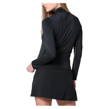 Women's LUV Free Play Zip Long Sleeve Tennis Top Black